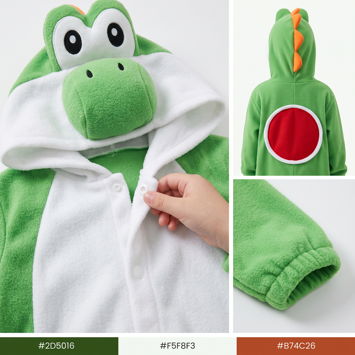 Yoshi Onesie: How it works